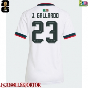 Mexiko Jesus Gallardo #23 Bortatröja Dam VM 2026 Kortärmad